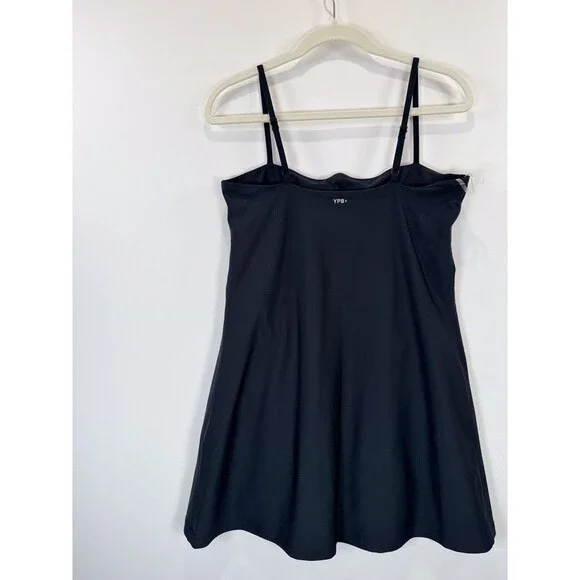 NEW YPB SculptLux Womens Dress Black Bandeau Mini Active Lined Stretch Large - Picture 10 of 12